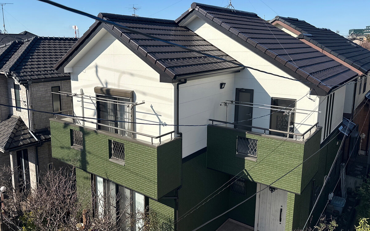 施工事例｜中央区 K様邸｜屋根・外壁塗装リフォーム