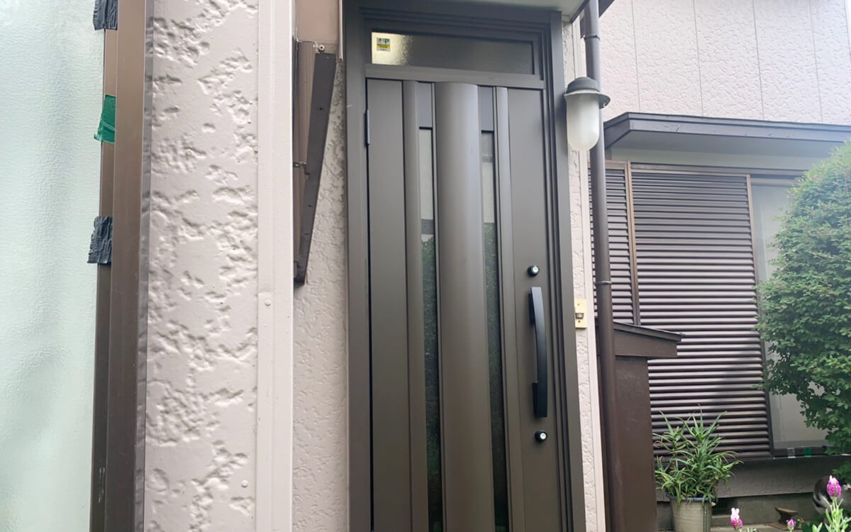 施工事例|玄関ドア交換工事|千葉市稲毛区 N様邸リフォーム