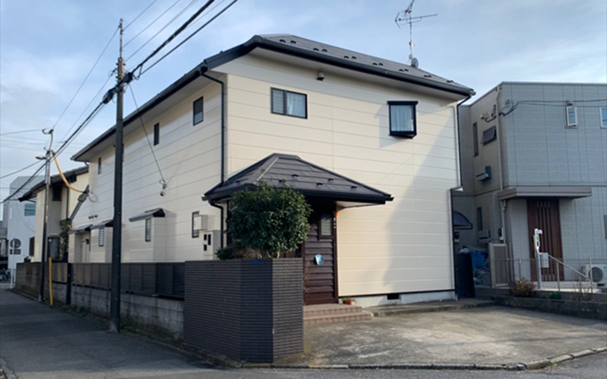 施工事例|屋根重ね葺き・外壁塗装・他工事|千葉市稲毛区 H様邸リフォーム