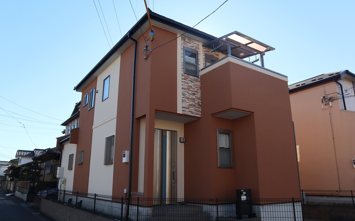 施工事例|屋根重ね葺き・外壁塗装工事|千葉県千葉市中央区 K様邸リフォーム
