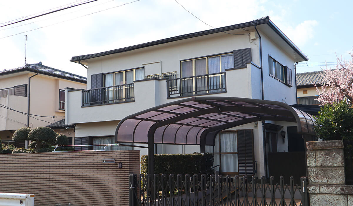 施工事例｜千葉県八千代市 S様邸｜屋根重ね葺き・外壁塗装リフォーム