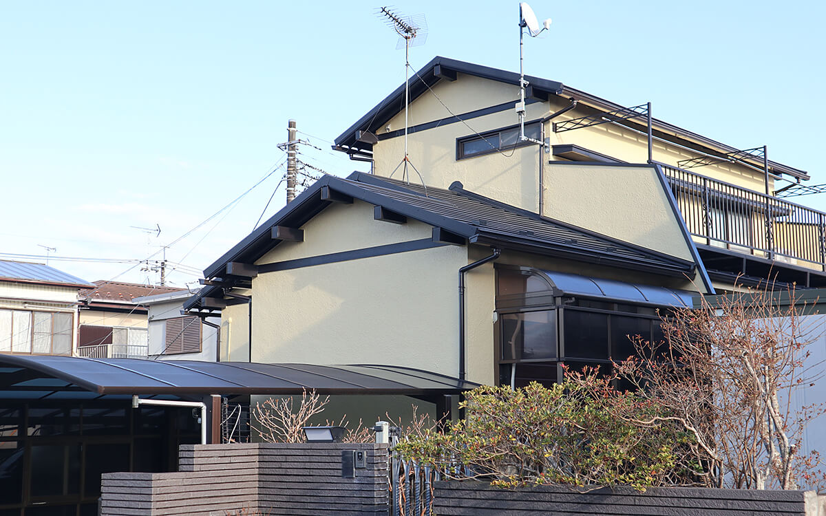 施工事例|千葉市若葉区 K様邸|屋根葺き替え・外壁塗装リフォーム