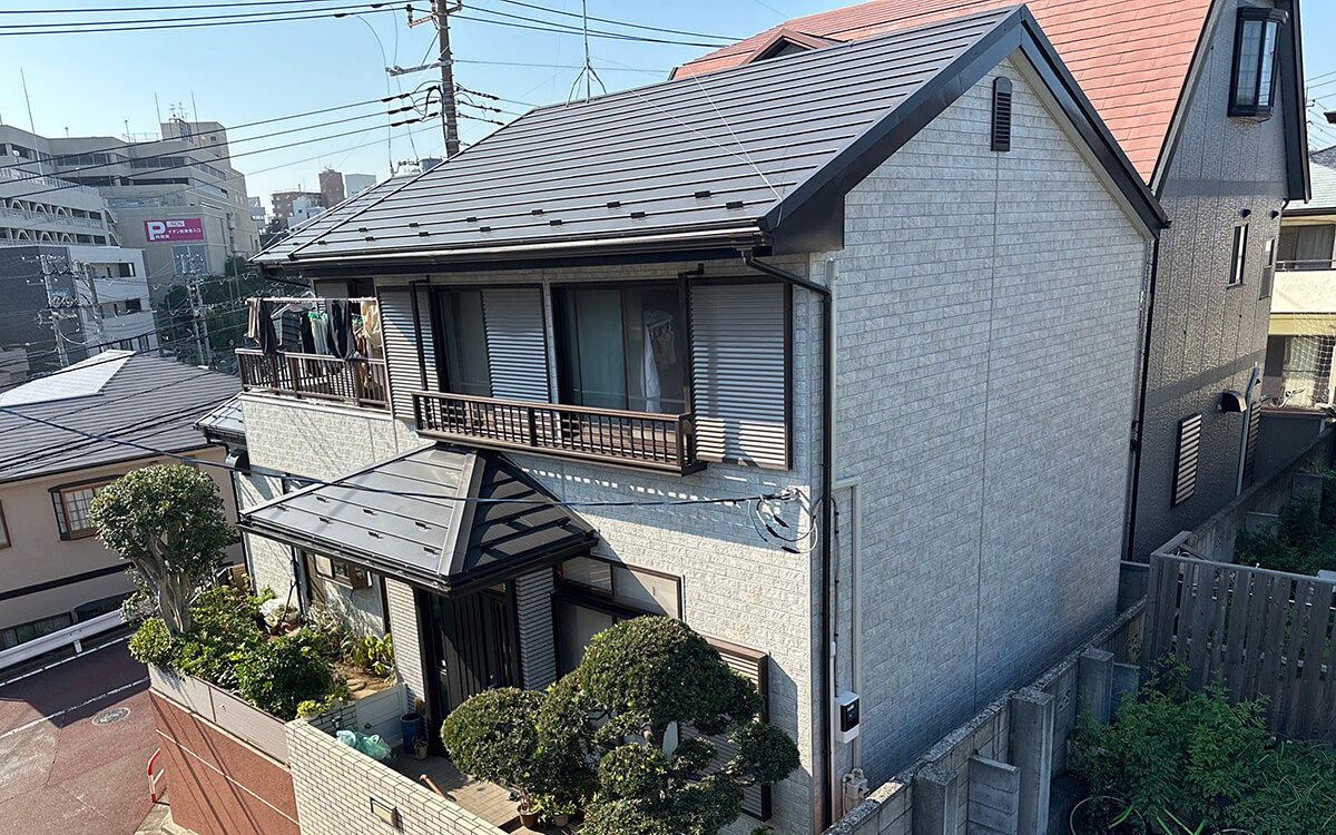 施工事例|千葉市稲毛区 C様邸|屋根葺き替え・外壁重ね張りリフォーム