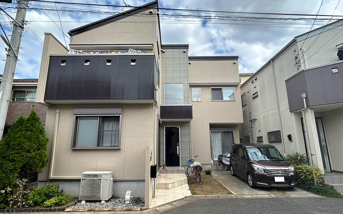 施工事例|八千代市 T様邸|外壁塗装・屋根重ね葺きリフォーム