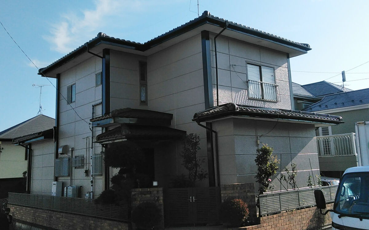 施工事例|屋根重ね葺き・外壁塗装他工事|千葉県船橋市 S様邸リフォーム