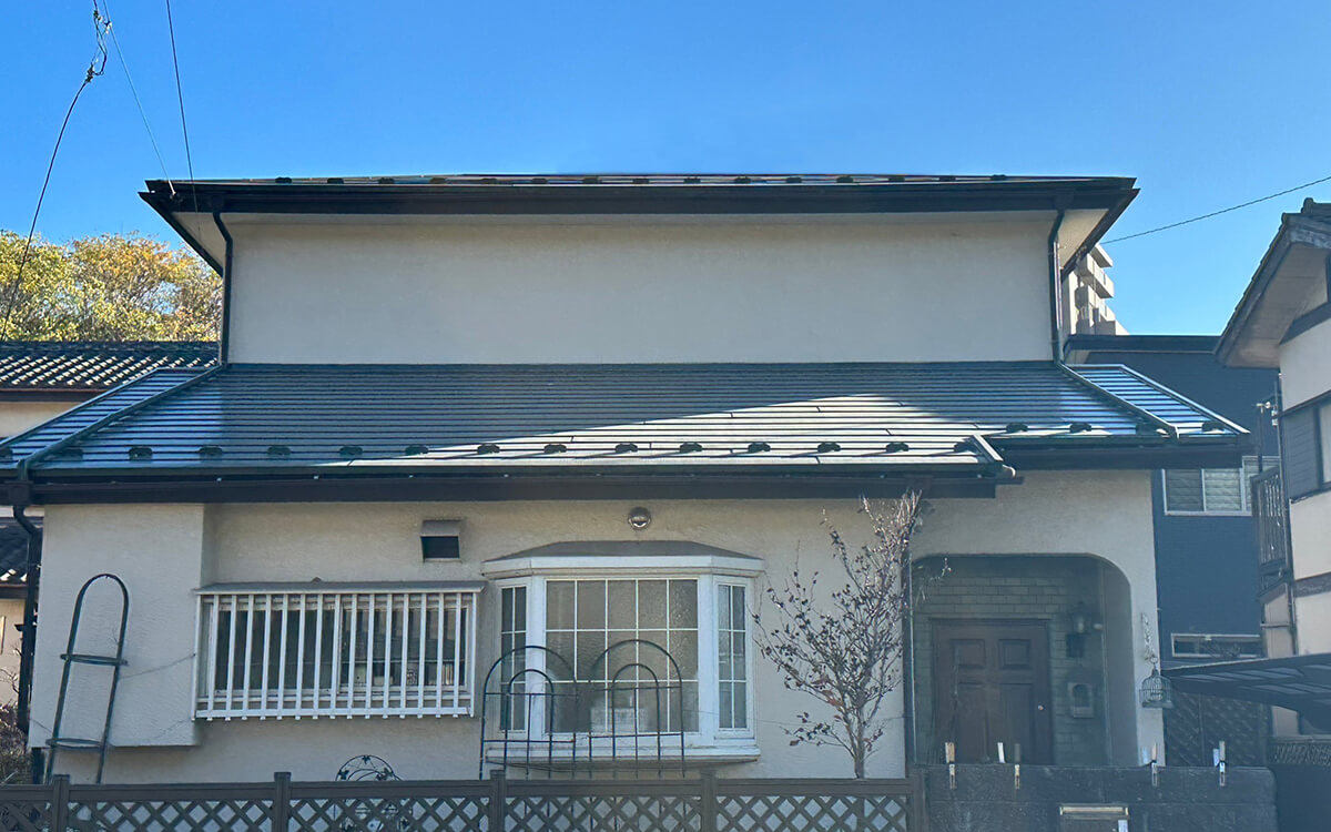 施工事例｜船橋市 N様邸｜屋根塗装リフォーム